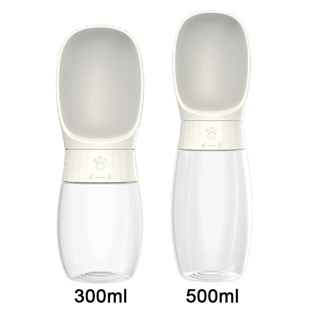 300ml 500ml Big Dog Water Bottle Portable Drinking Bowl