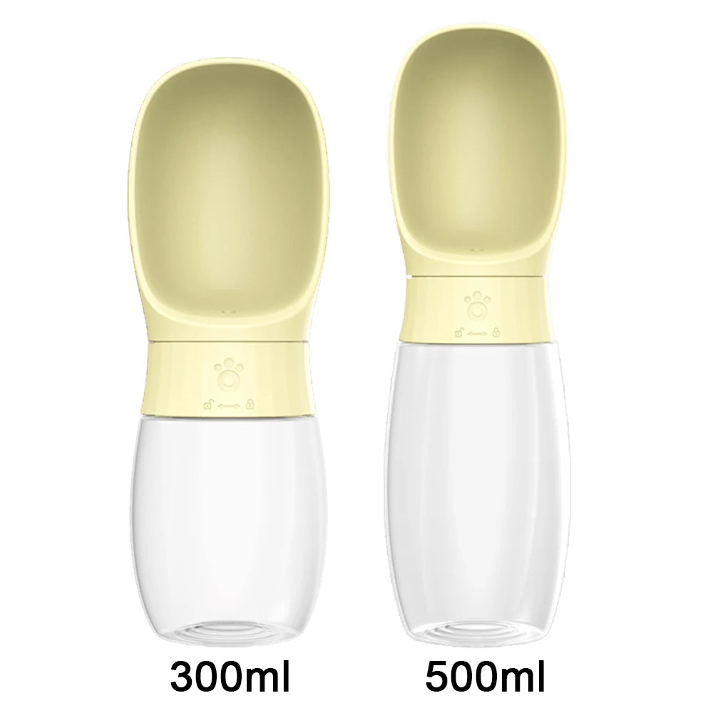 300ml 500ml Big Dog Water Bottle Portable Drinking Bowl