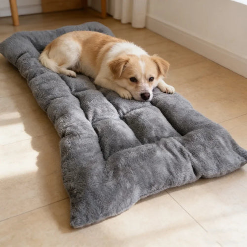 Extra Large Plush Dog Bed Sofa Thickened Super Soft Polyester Pet