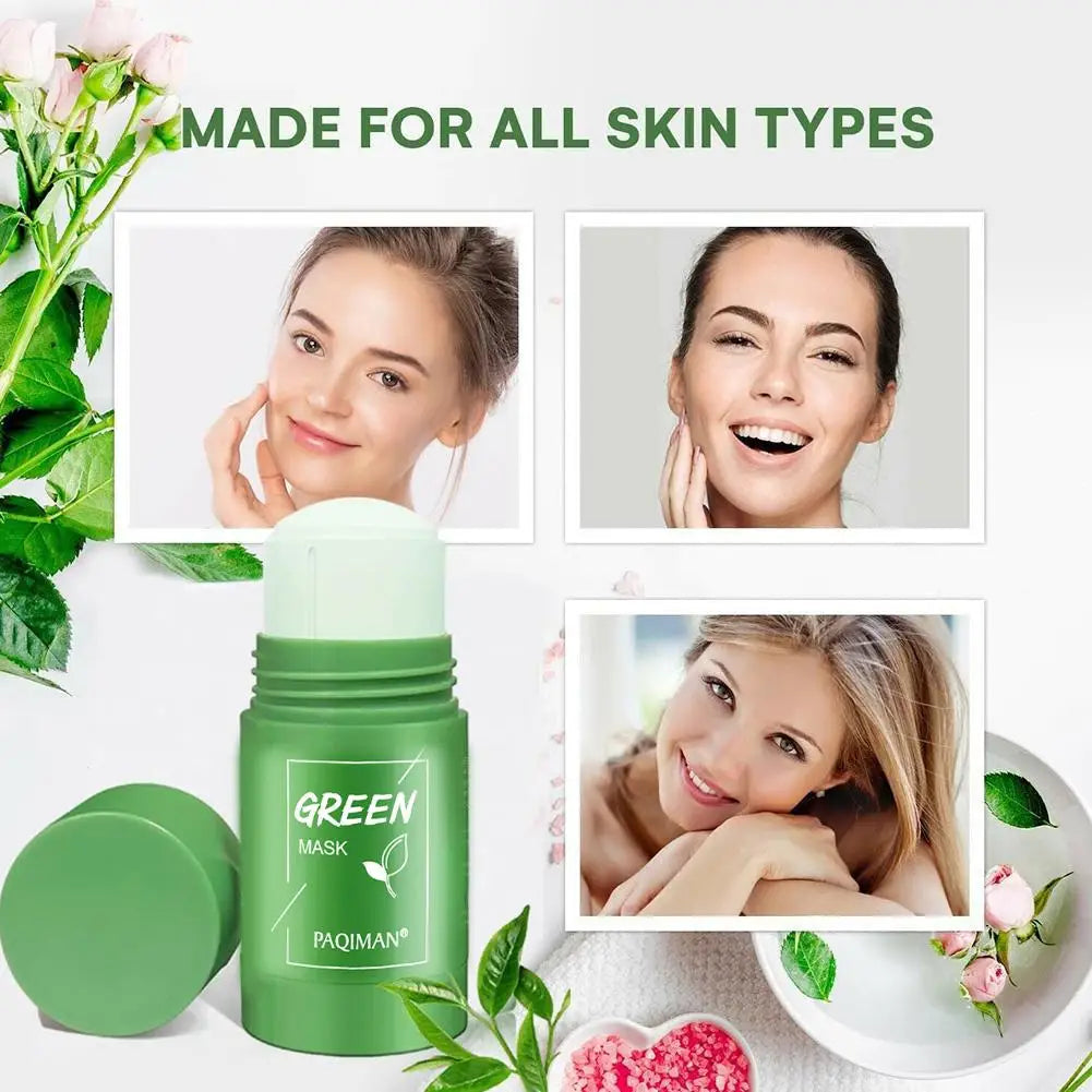 Green Tea Cleansing Stick Mask Face Clean Mask