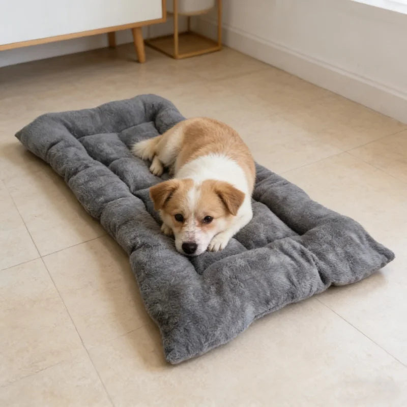 Extra Large Plush Dog Bed Sofa Thickened Super Soft Polyester Pet