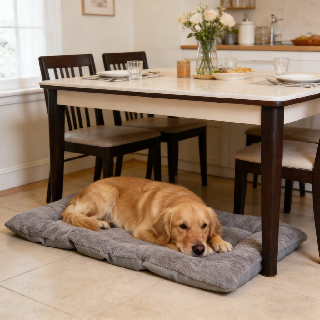 Extra Large Plush Dog Bed Sofa Thickened Super Soft Polyester Pet