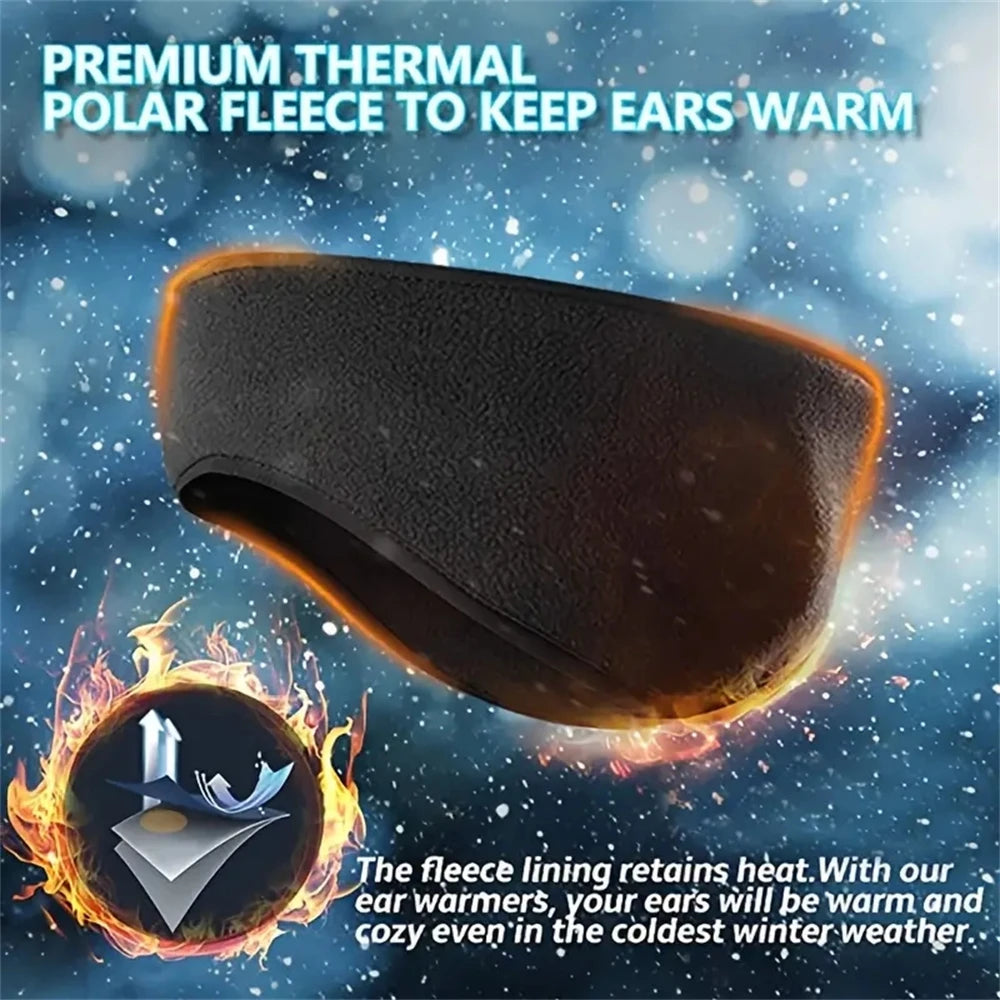 Winter Warmer Headband Breathable Windproof Sweatband Fleece Ear Cover Warmer Outdoor