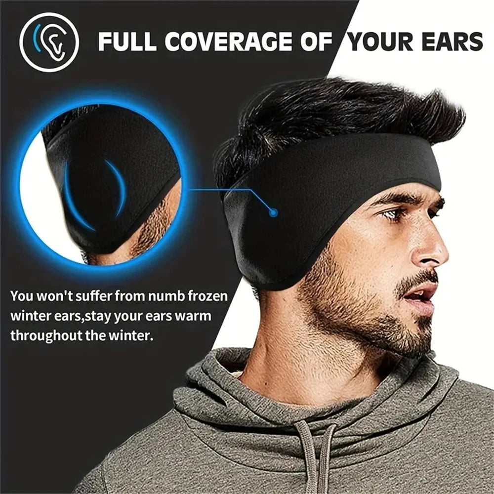 Winter Warmer Headband Breathable Windproof Sweatband Fleece Ear Cover Warmer Outdoor