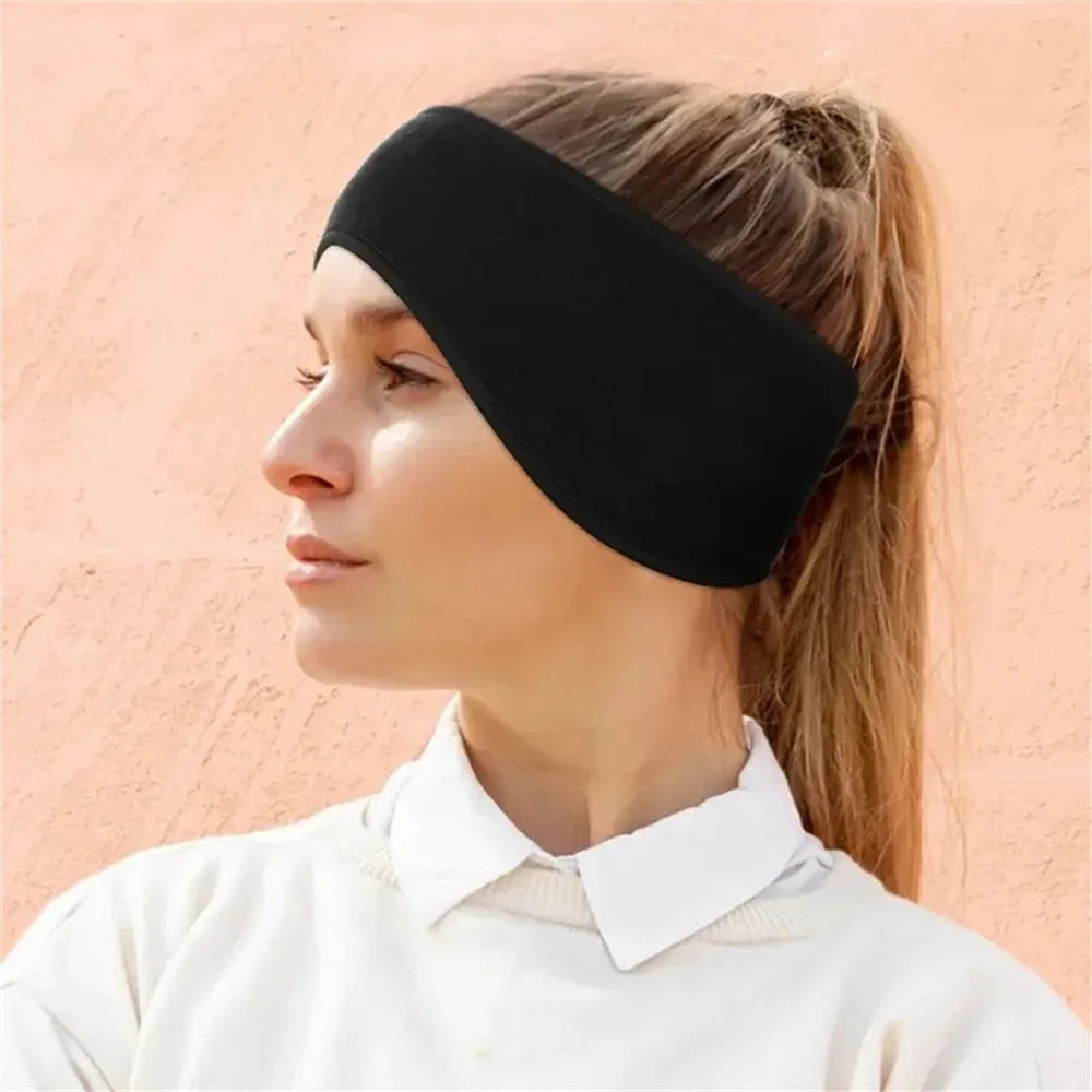 Winter Warmer Headband Breathable Windproof Sweatband Fleece Ear Cover Warmer Outdoor