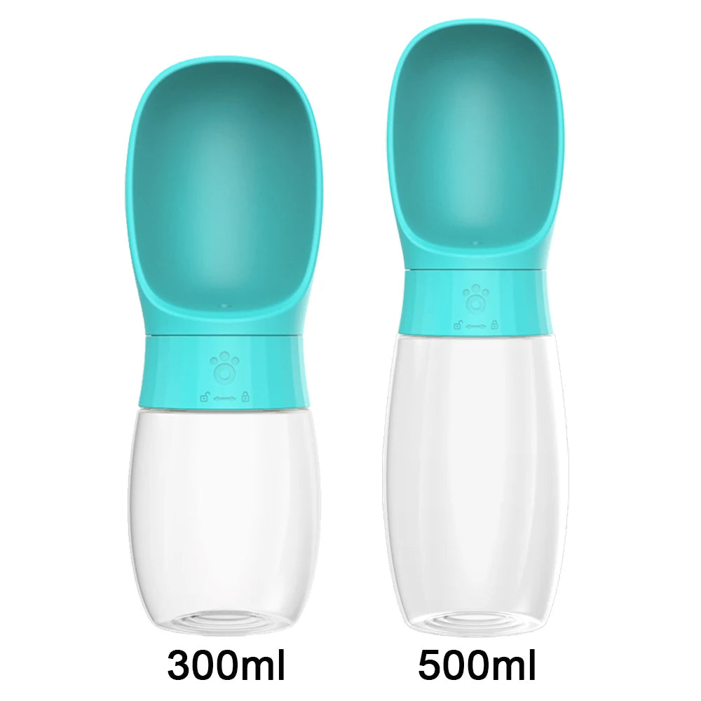 300ml 500ml Big Dog Water Bottle Portable Drinking Bowl